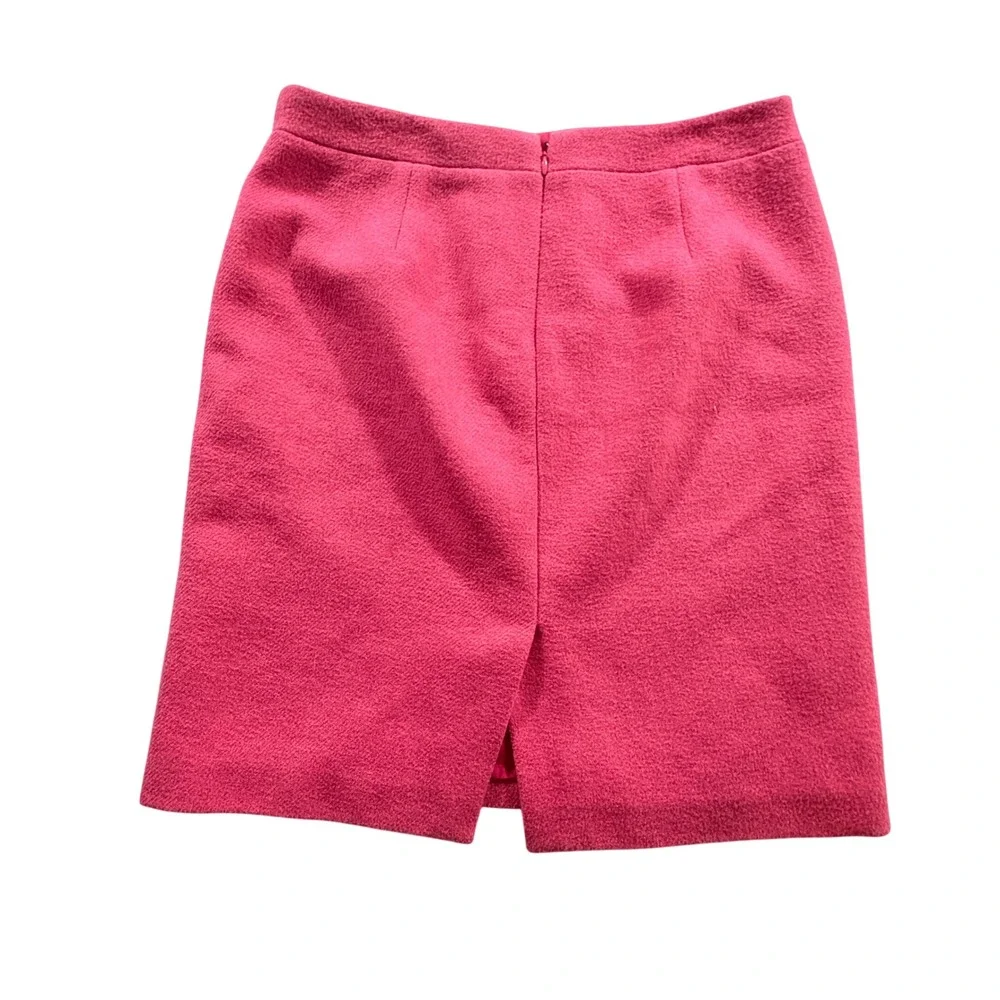 J.Crew Mercantile Wool Blend Mini Skirt Womens 10 Pink Pencil Professional